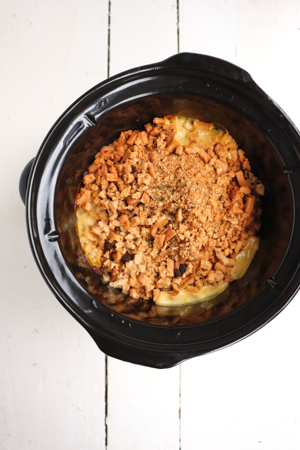 4 ingredient slow cooker chicken with stuffing - Season & Thyme