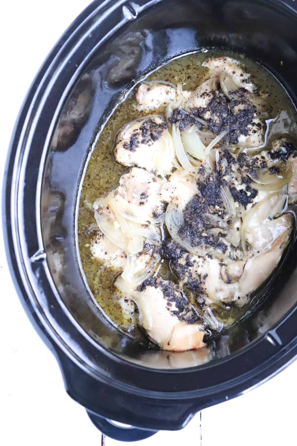 Slow Cooker Greek Chicken Gyros Season & Thyme