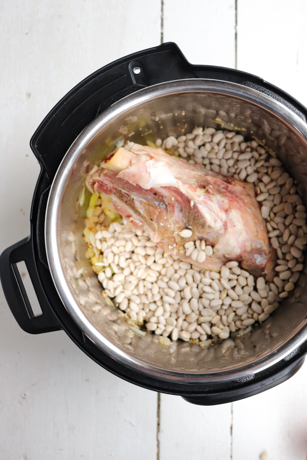 Instant Pot Ham and Beans Season & Thyme