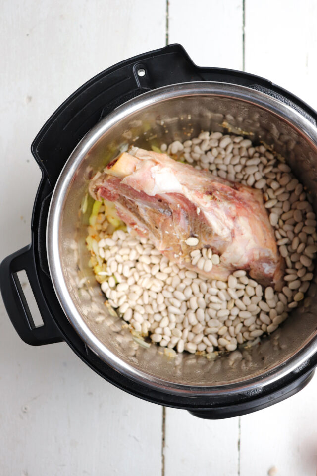 Instant Pot Ham and Beans Season & Thyme