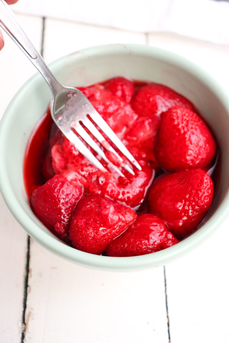 Ninja Creami Strawberry Sorbet Season & Thyme