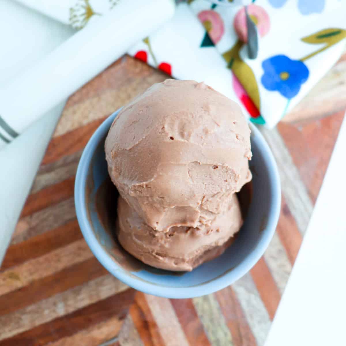 Ninja Creami Chocolate Ice Cream Recipe (2 Ingredients!) - The Balanced  Nutritionist