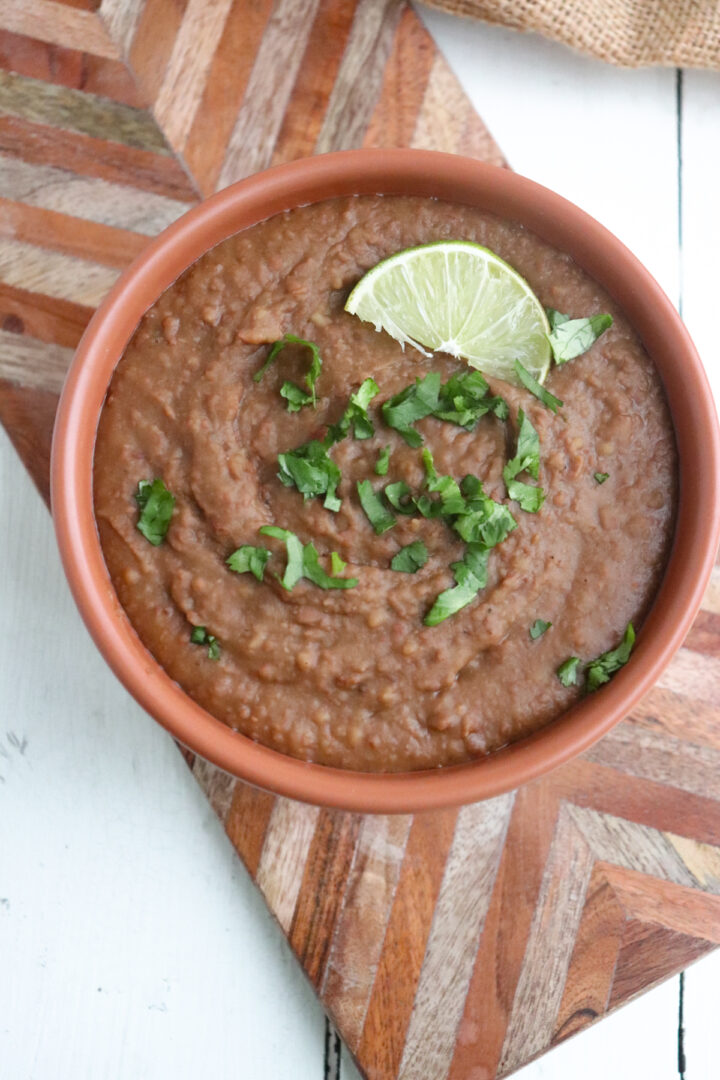 Instant Pot Refried Beans Season & Thyme
