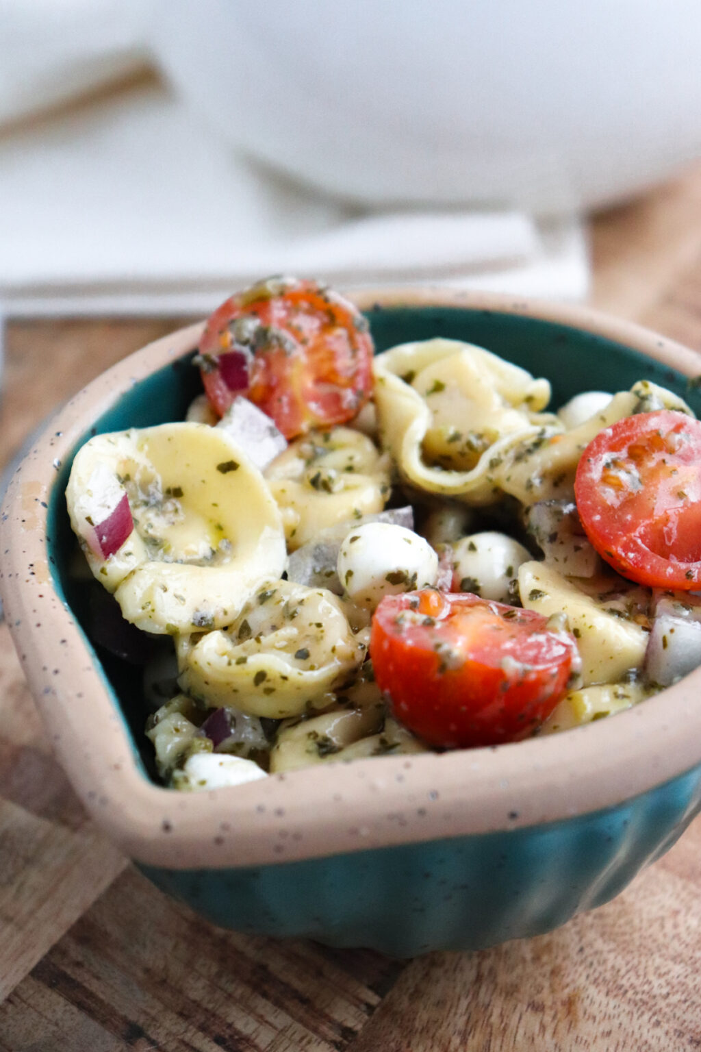 Pesto Tortellini Pasta Salad - Season & Thyme