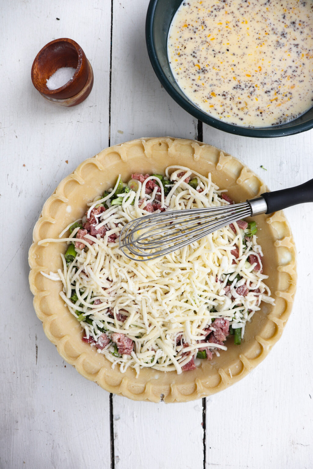 Ham and Broccoli Quiche with Frozen Pie Crust Season & Thyme