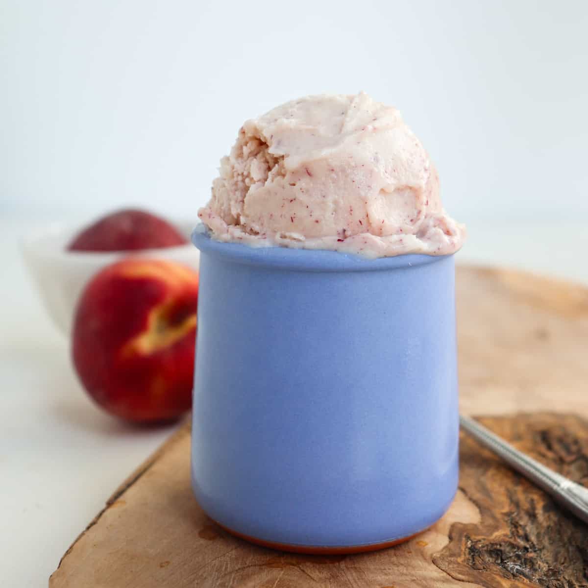 Ninja Creami Peach Ice Cream