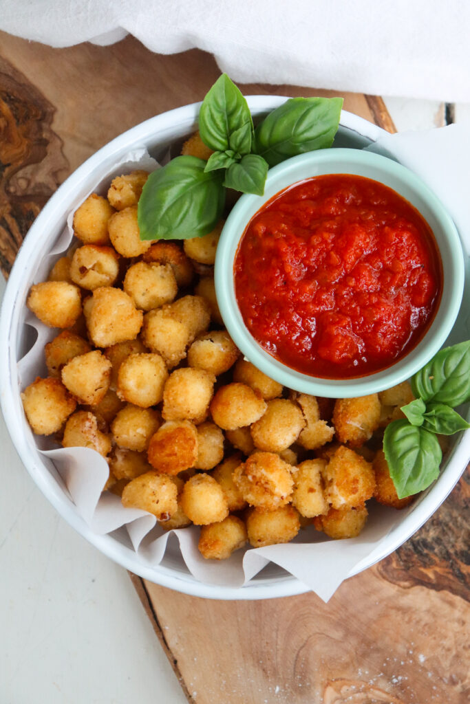 Fried Mozzarella Balls - Season & Thyme