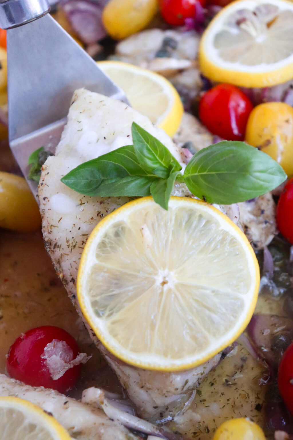 Baked Mediterranean Cod - Season & Thyme