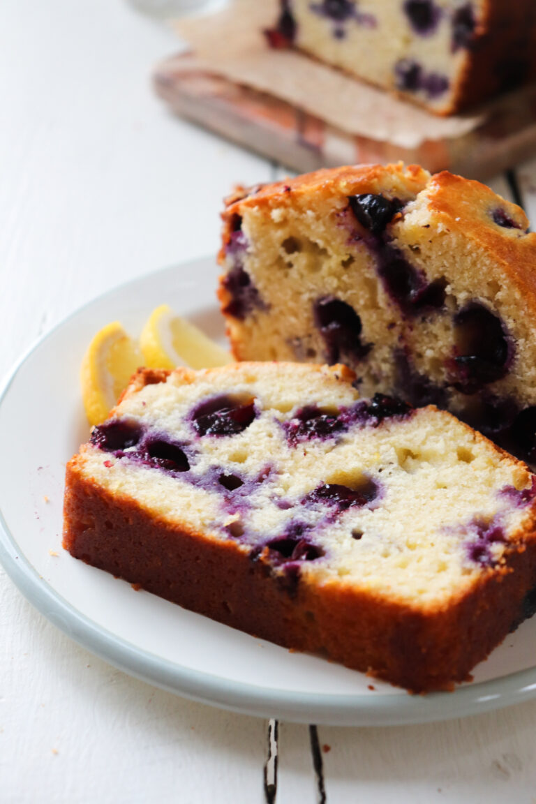 Lemon Blueberry Ricotta Pound Cake - Season & Thyme