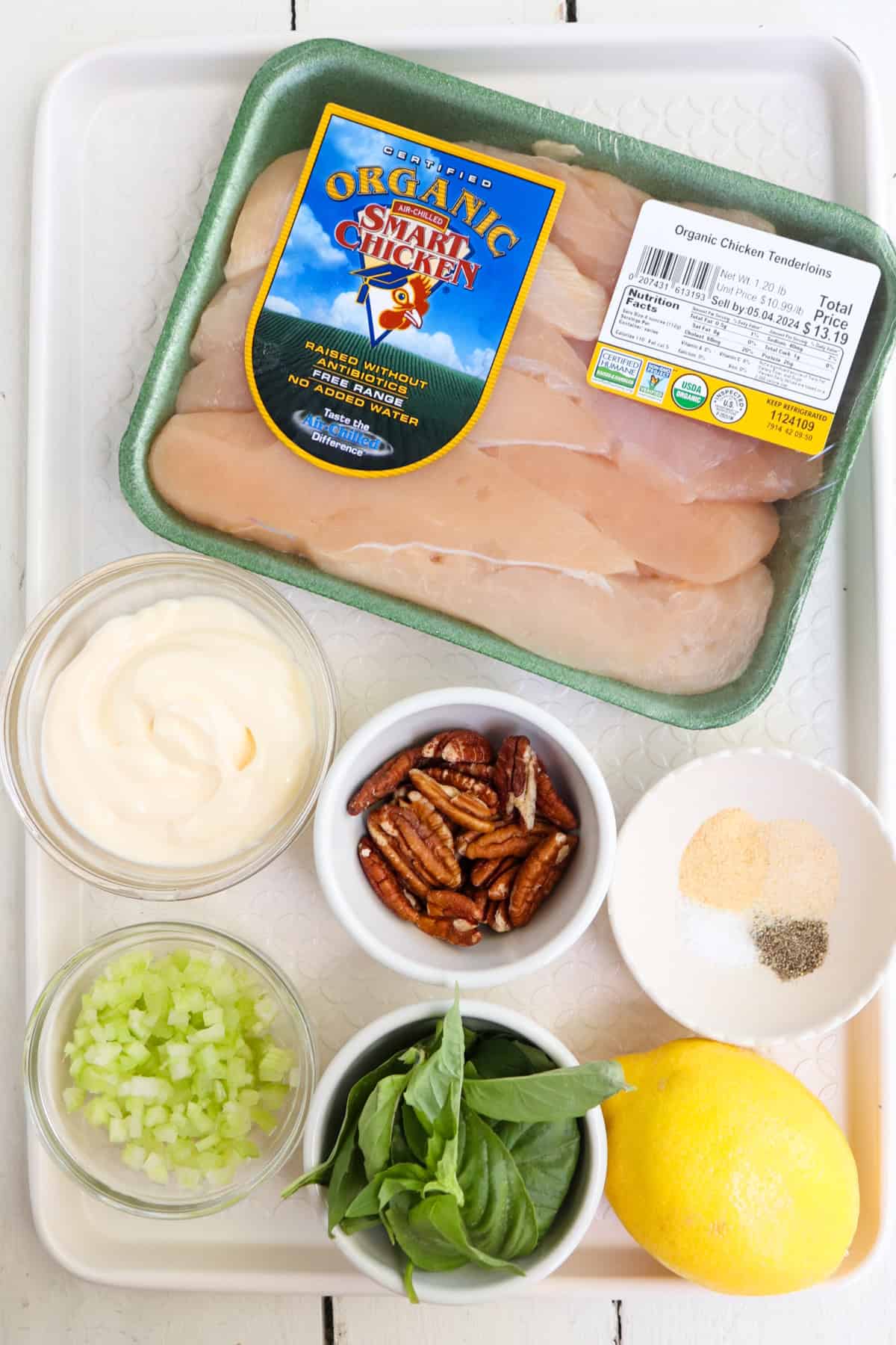 ingredients for chicken salad chick's lemon chicken salad.