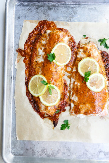 Baked Salmon with Mayonnaise - Season & Thyme