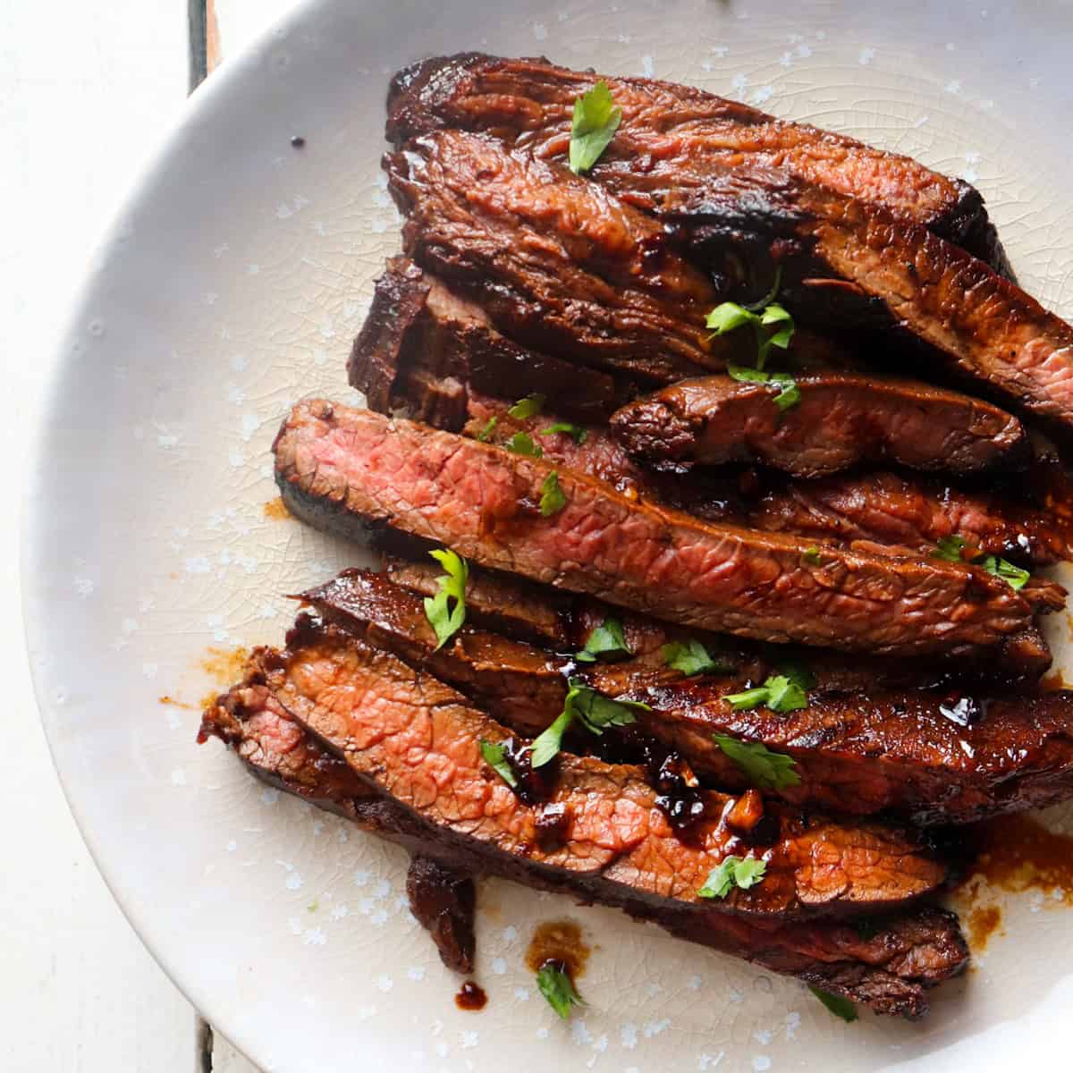 Flank steak in cast iron skillet hotsell