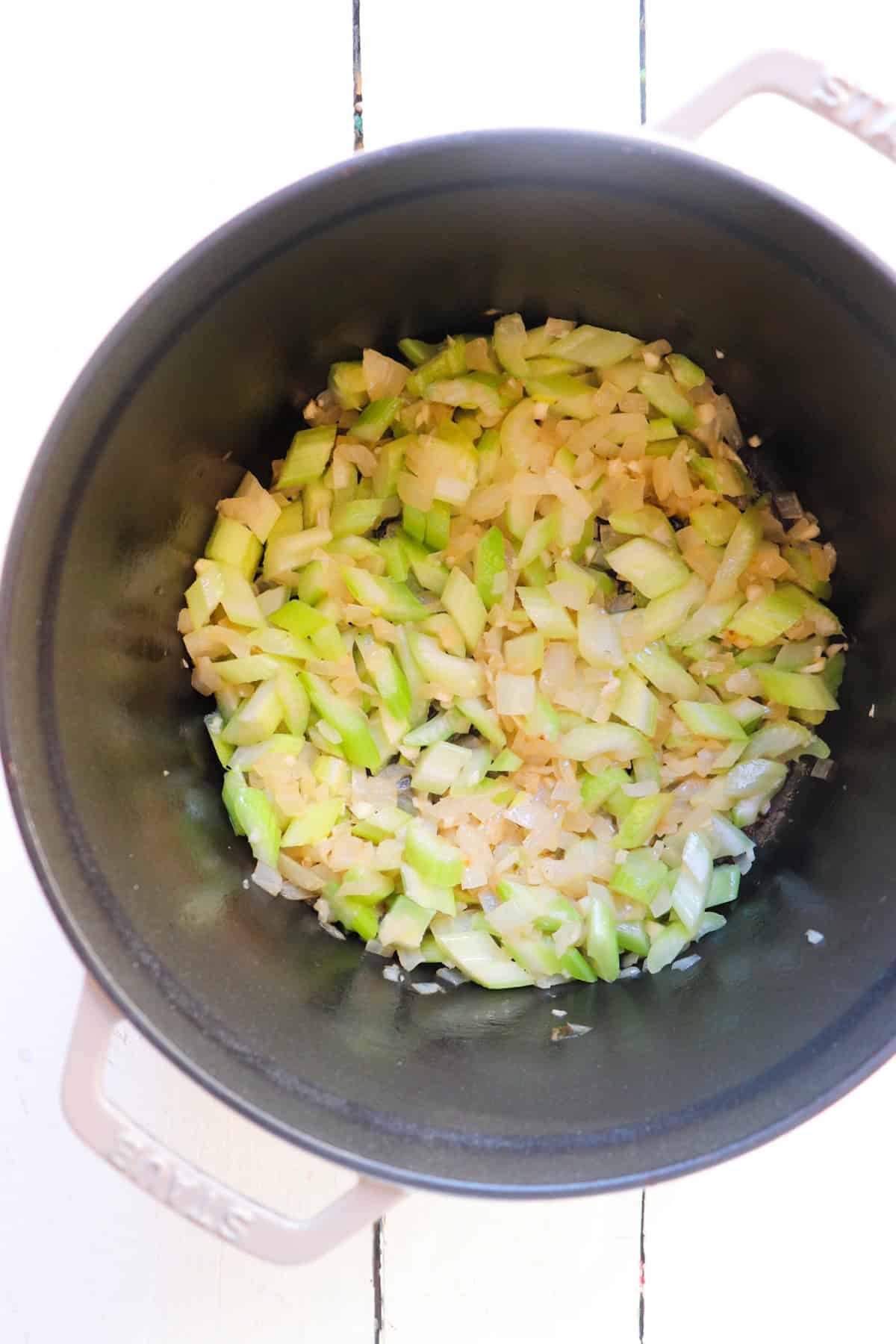 vegetables sauteed in butter.