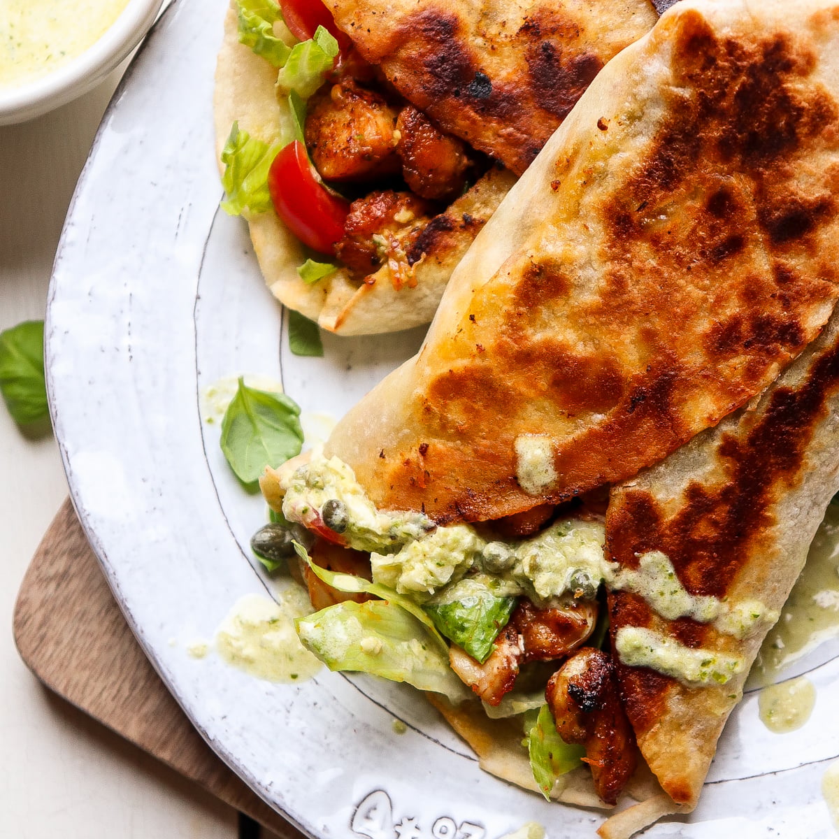 Pesto Chicken Wrap