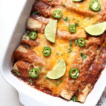 featured image for venison enchiladas.
