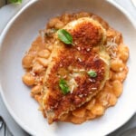 featured image for crispy chicken cutlets on vodka sauce gnocchi.